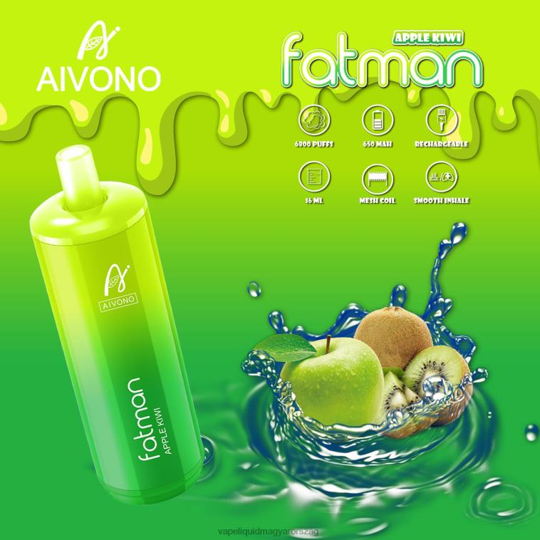 Aivono FATMAN 6800 alma kivi 8H80031 - Vape Magyarország