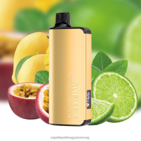 Alibarbar Ingot 9000 eldobható vape passionfruit mangó lime L268B22 - Vape E Cigi
