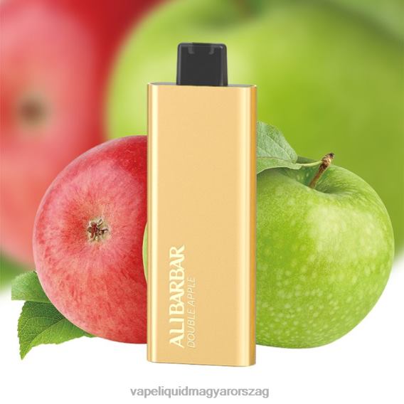 Alibarbar Pandora 7000 eldobható vape dupla alma L268B66 - Vape Magyarország