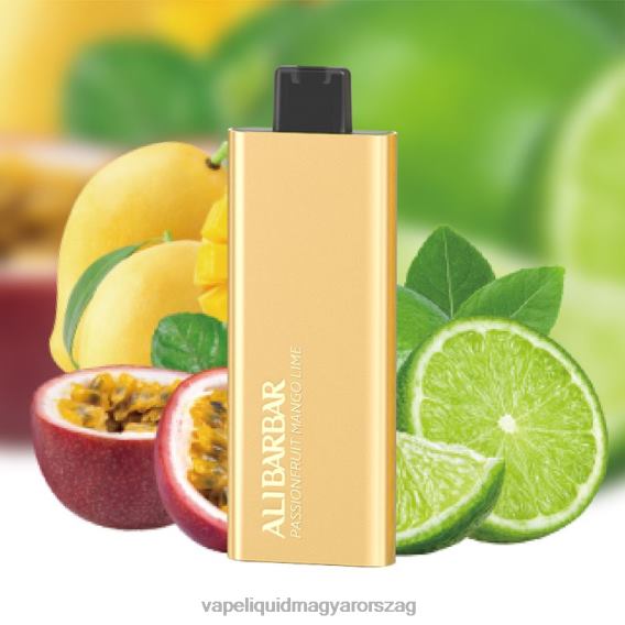 Alibarbar Pandora 7000 eldobható vape passionfruit mangó lime L268B58 - Vape Liquid