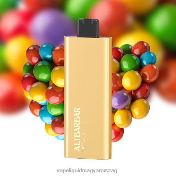 Alibarbar Pandora 7000 eldobható vape szivárványos cukorka L268B60 - E-Liquid Utántöltő Folyadék