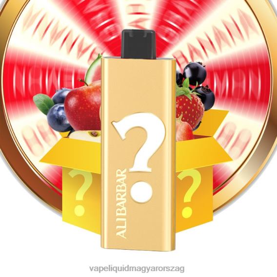 Alibarbar Pandora 7000 eldobható vape ízű rulett L268B55 - E-Liquid Utántöltő Folyadék