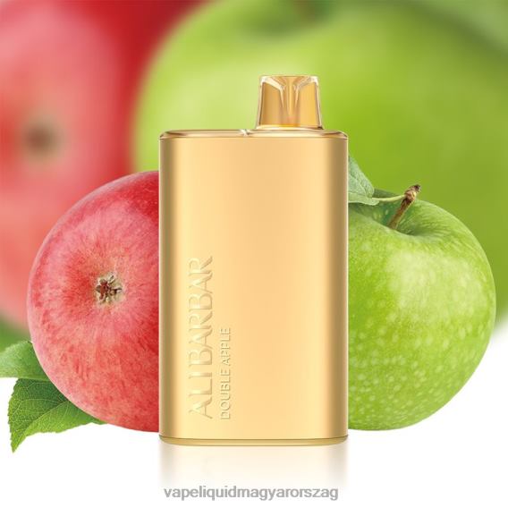 Alibarbar Rich 8000 eldobható vape dupla alma L268B5 - E-Liquid Utántöltő Folyadék