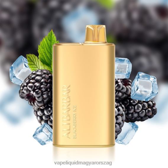 Alibarbar Rich 8000 eldobható vape szederjég L268B10 - E-Liquid Utántöltő Folyadék