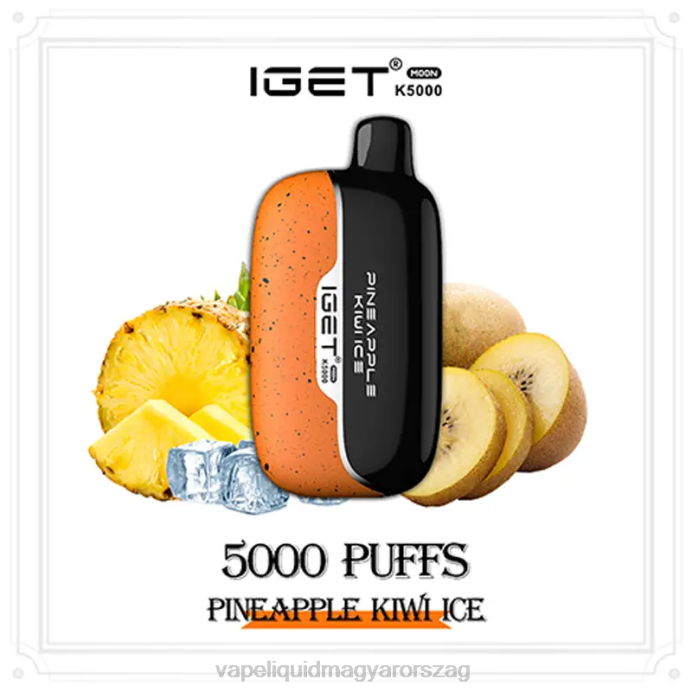 IGET Moon K5000 ananász kiwi jég 4VL014 - Vape Pen