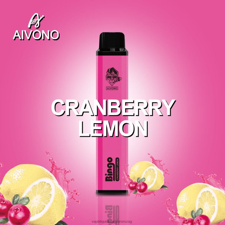 Aivono AIM BINGO 4000 áfonyás citrom 8H800140 - E-Liquid Utántöltő Folyadék