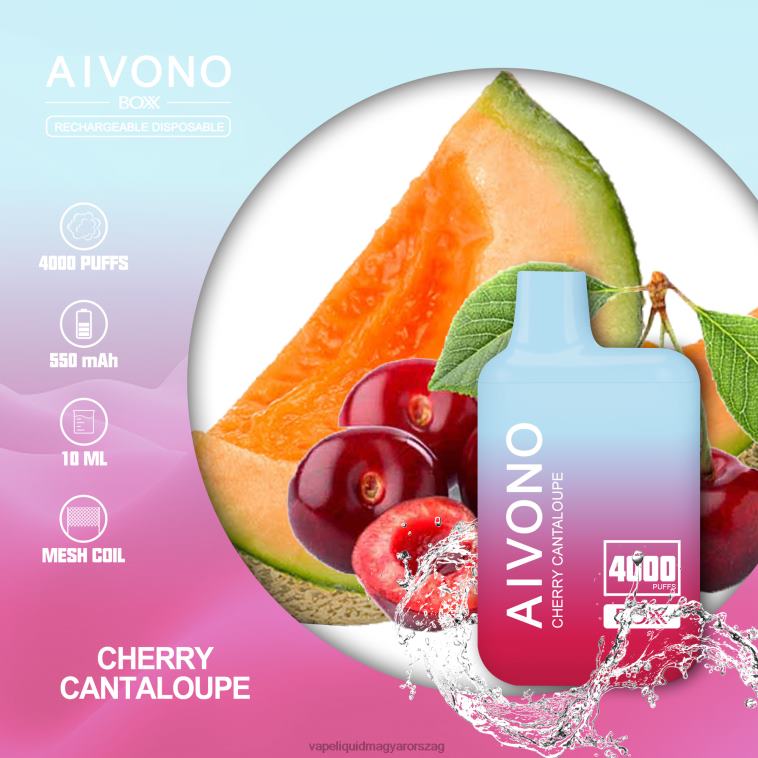 Aivono AIM BOXX 4000 cseresznye sárgadinnye 8H800223 - Vape Liquid