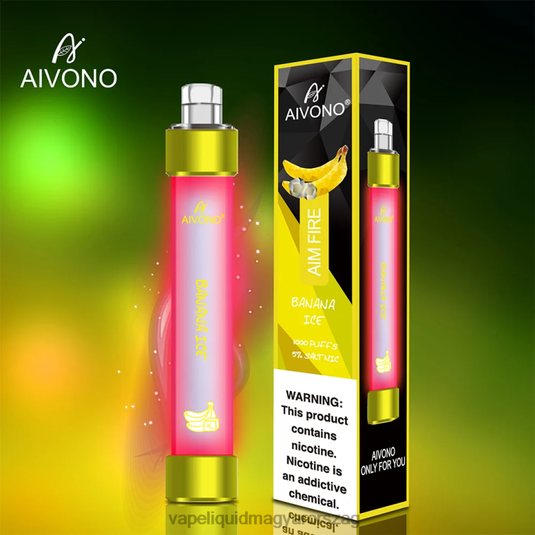 Aivono AIM FIRE 1000 banán jég 8H800324 - Vape Pen