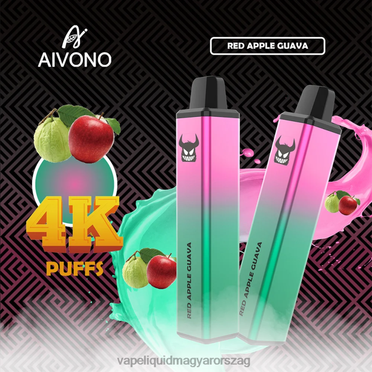 Aivono AIM FREAK 4000 piros alma guava 8H800257 - Vape E Cigi