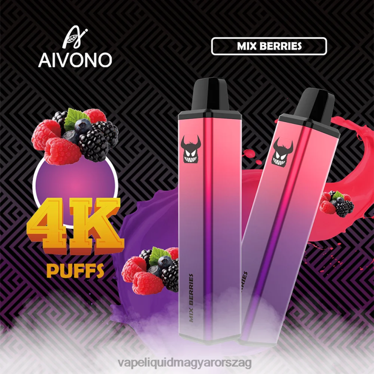Aivono AIM FREAK 4000 vegyes bogyók 8H800260 - E-Liquid Utántöltő Folyadék