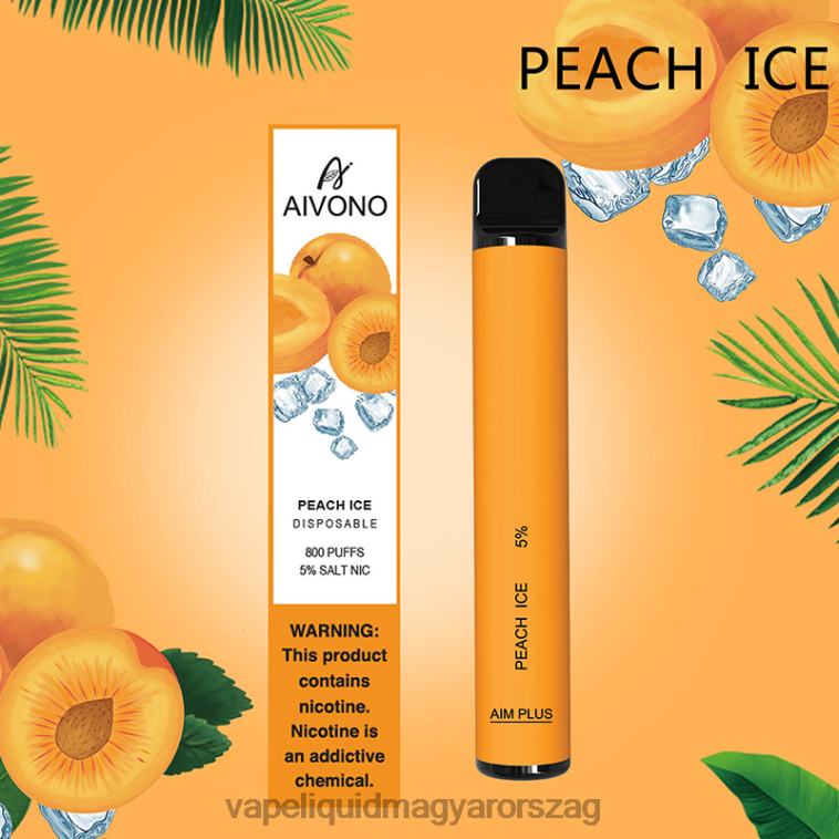 Aivono AIM PLUS 800 barack jég 8H800190 - E-Liquid Utántöltő Folyadék