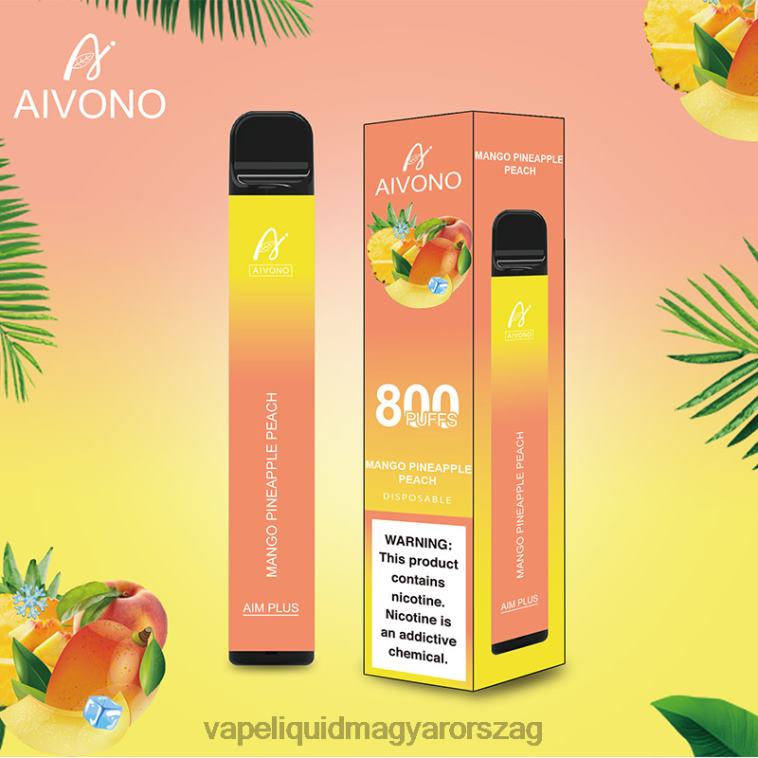 Aivono AIM PLUS 800 mangó ananász őszibarack 8H800186 - Vape Magyarország