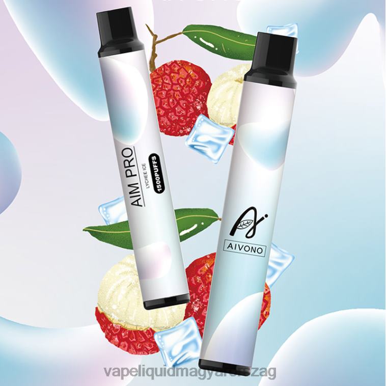 Aivono AIM PRO 1500 licsi jég 8H800160 - E-Liquid Utántöltő Folyadék