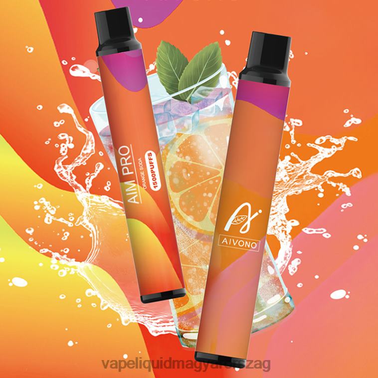 Aivono AIM PRO 1500 narancs szóda 8H800165 - E-Liquid Utántöltő Folyadék
