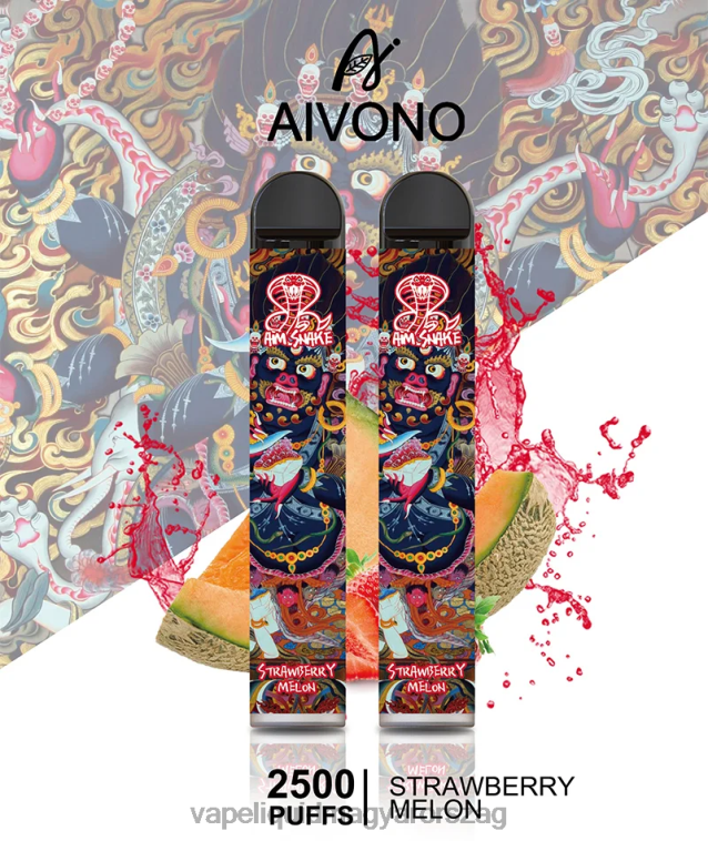 Aivono AIM SNAKE 2500 epres dinnye 8H800320 - E-Liquid Utántöltő Folyadék