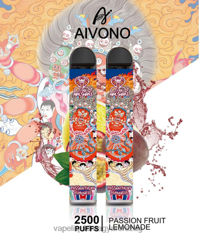 Aivono AIM SNAKE 2500 maracuja limonádé 8H800315 - E-Liquid Utántöltő Folyadék