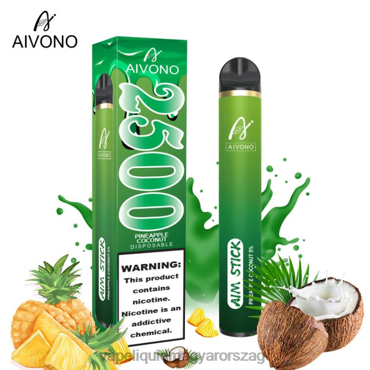 Aivono AIM STICK 2500 ananász kókusz 8H800153 - Vape Liquid