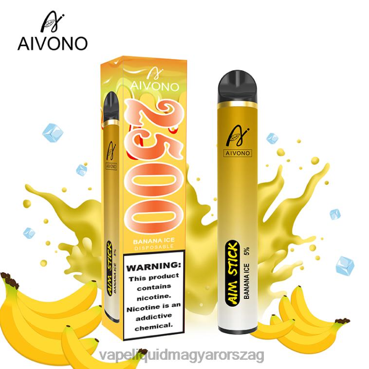 Aivono AIM STICK 2500 banán jég 8H800151 - Vape Magyarország