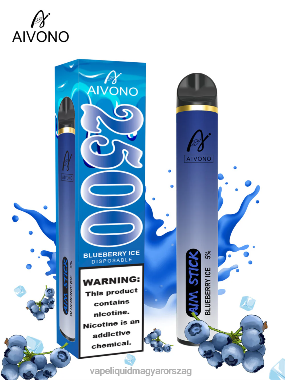 Aivono AIM STICK 2500 áfonyás jég 8H800152 - Vape E Cigi