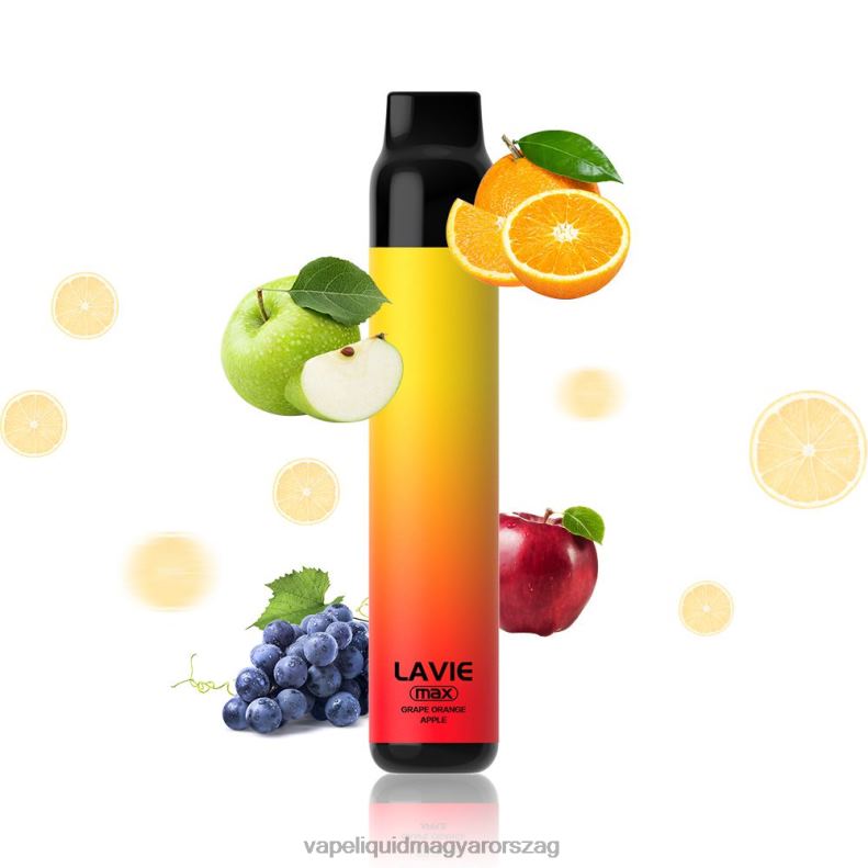 LAVIE BAR 5000 fújás - max szőlő narancs 4PXV4280 - E-Liquid Utántöltő Folyadék