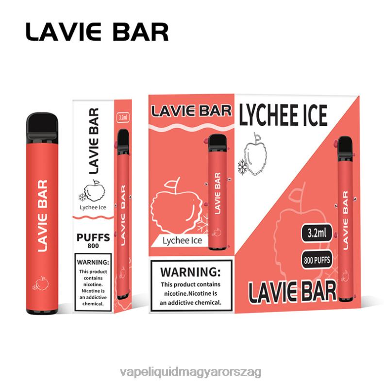 LAVIE BAR 800 fújás licsi jég 4PXV4313 - Vape Liquid
