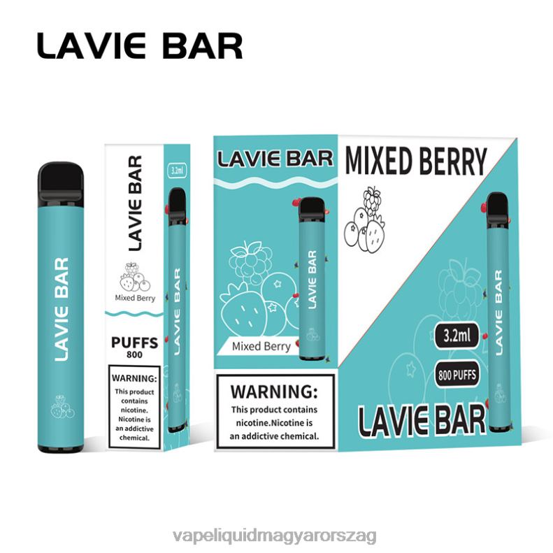 LAVIE BAR 800 fújás vegyes bogyók 4PXV4316 - Vape Magyarország
