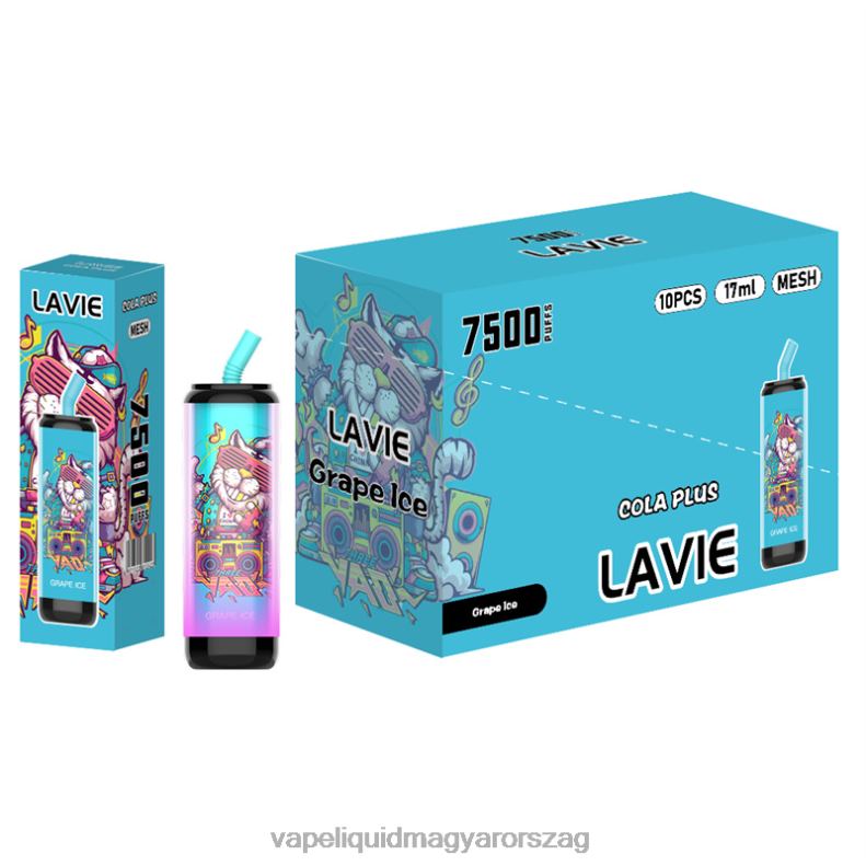 LAVIE Cola Plus 7500 fújás szőlőjég 4PXV4254 - Vape Pen