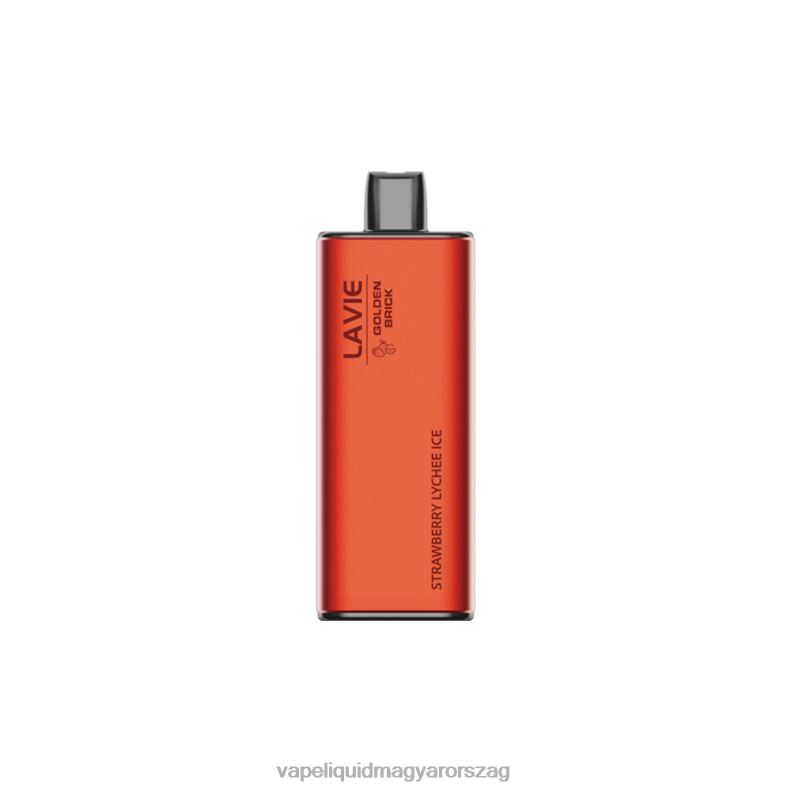 LAVIE GOLDEN BRICK 10000 fújás epres licsi jég 4PXV467 - Vape E Cigi