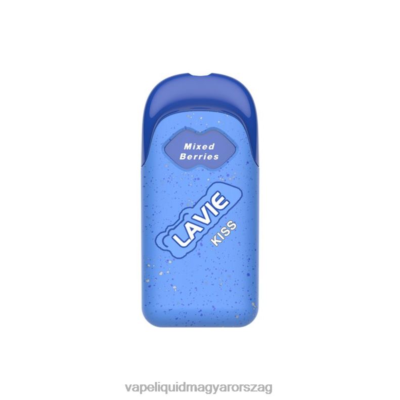 LAVIE KISS 8000 fújás vegyes bogyók 4PXV4111 - Vape Magyarország