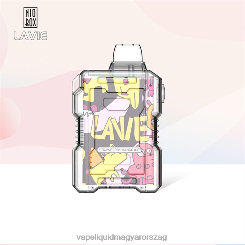 LAVIE NIO BOX 9000 fújás epres mangó jég 4PXV4190 - E-Liquid Utántöltő Folyadék