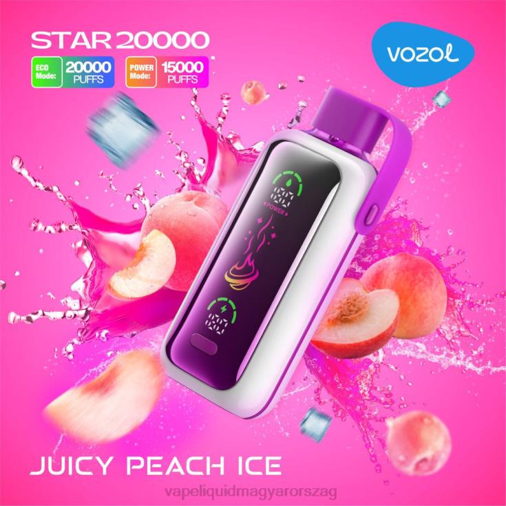 VOZOL STAR 20000 lédús barack jég V260L10 | E-Liquid Utántöltő Folyadék