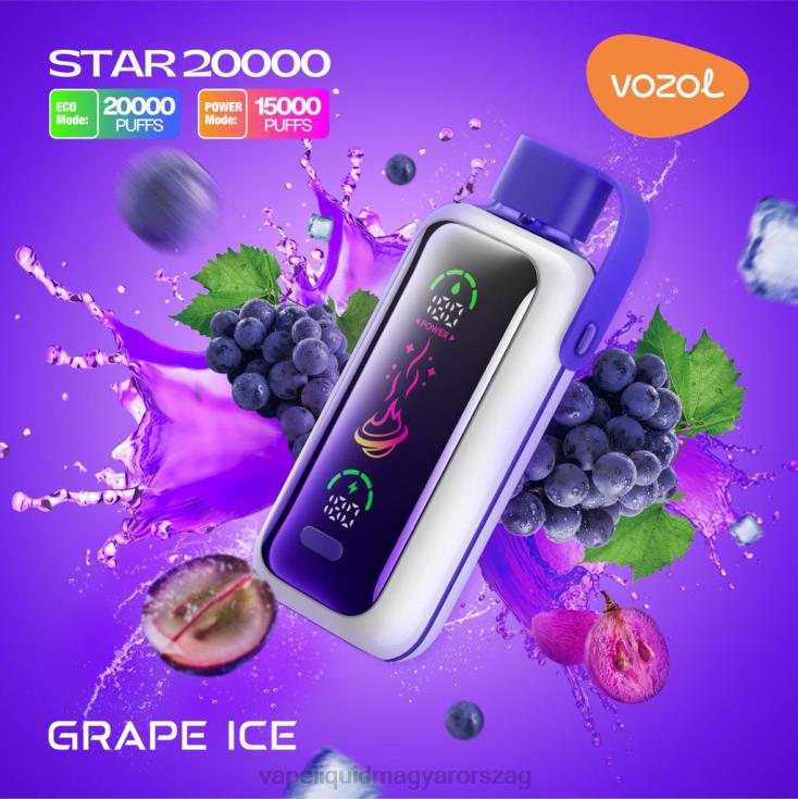 VOZOL STAR 20000 szőlőjég V260L9 | Vape Pen