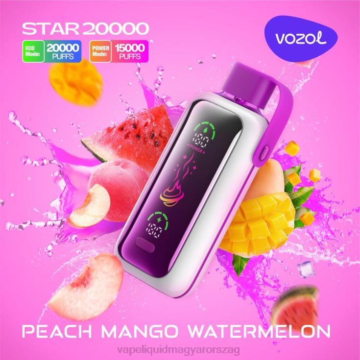 VOZOL STAR 20000 őszibarack mangó görögdinnye V260L16 | Vape Magyarország
