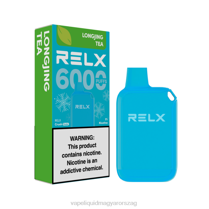 RELX Crush Pocket 6000 jeges longjing tea Z6L09 Vape Pen