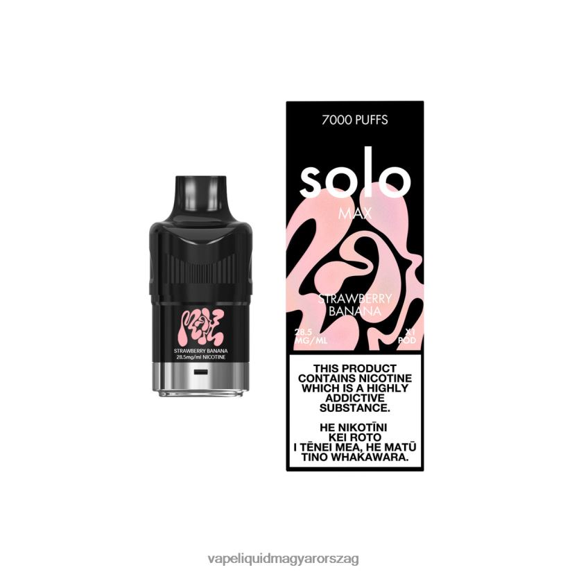 Solo MAX hüvely eper banán 84B08877 - Vape E Cigi