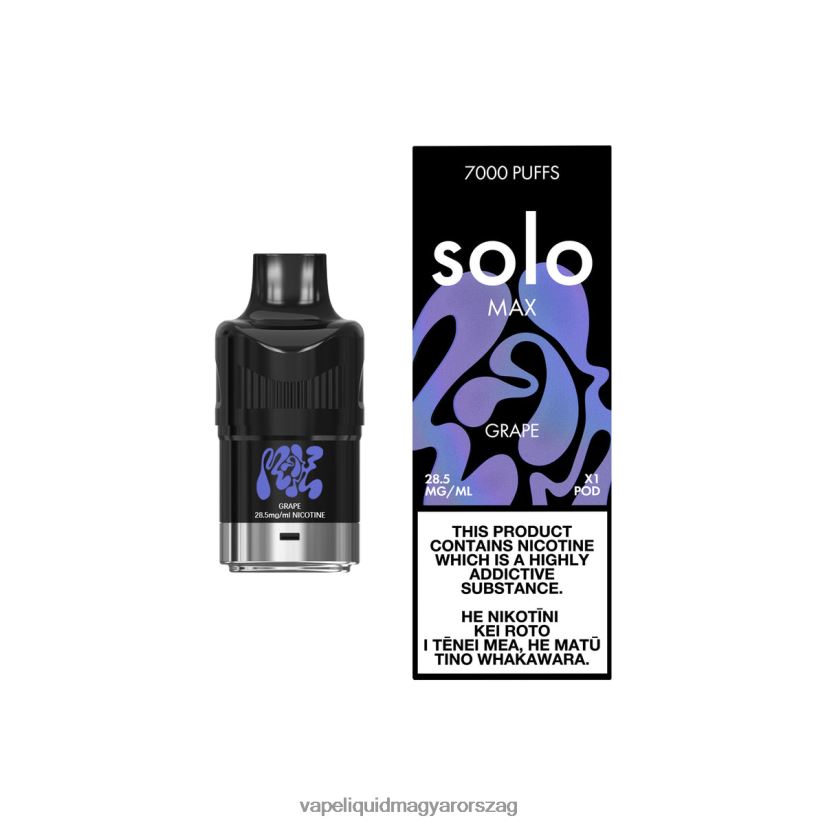 Solo MAX hüvely szőlő 84B08878 - Vape Liquid