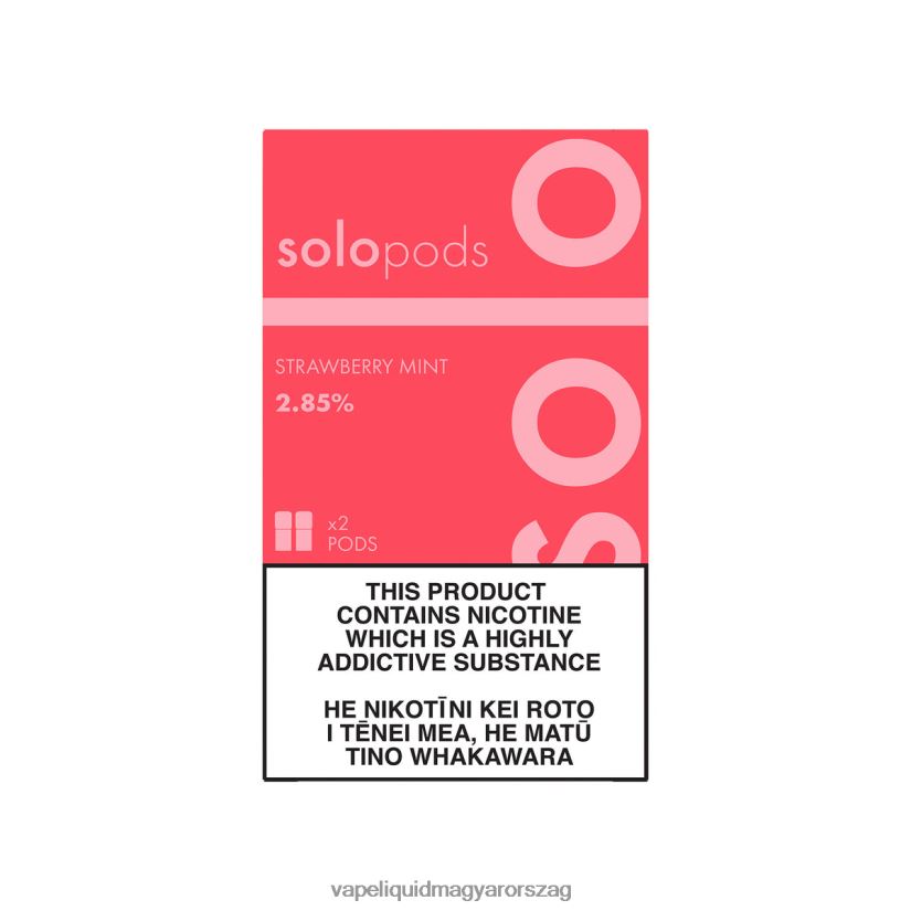 Solo cseredoboz 2 db eper menta 84B08860 - E-Liquid Utántöltő Folyadék