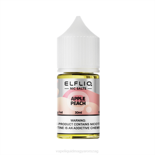 ELFBAR ELFLIQ Nic só 30 ml alma őszibarack HFPZ7 Vape E Cigi