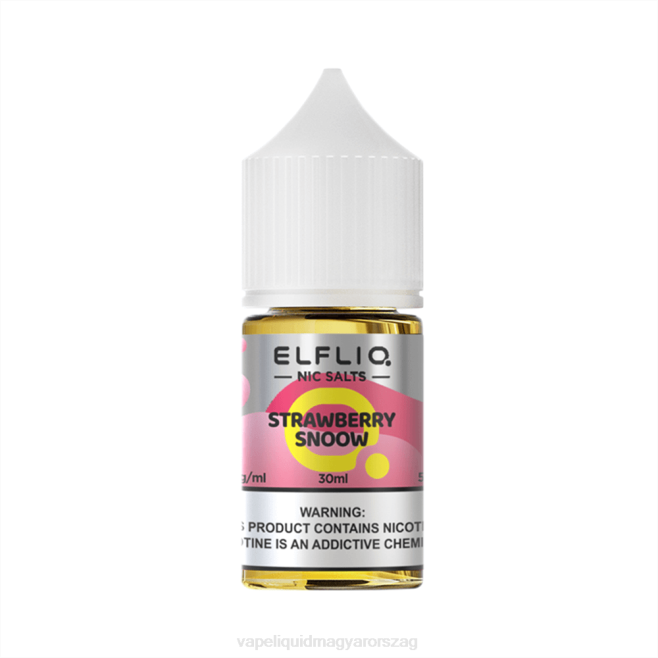 ELFBAR ELFLIQ Nic só 30 ml eper szippantás HFPZ33 Vape Liquid