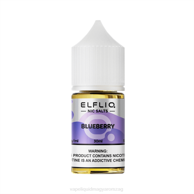 ELFBAR ELFLIQ Nic só 30 ml áfonya HFPZ11 Vape Magyarország