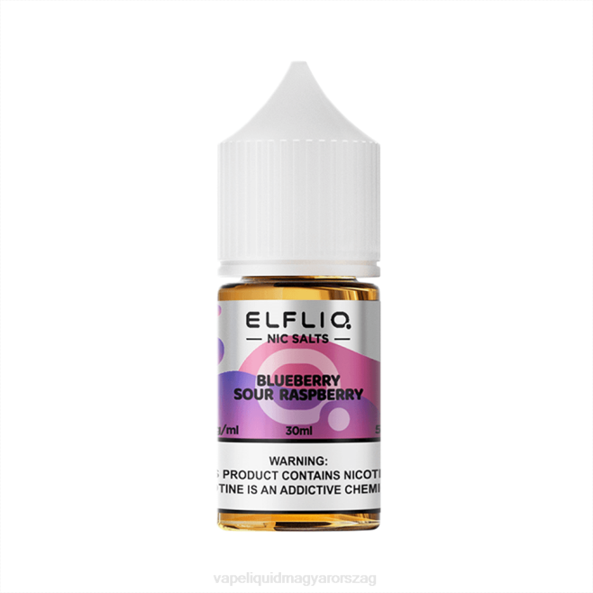 ELFBAR ELFLIQ Nic só 30 ml áfonya savanyú málna HFPZ12 Vape E Cigi