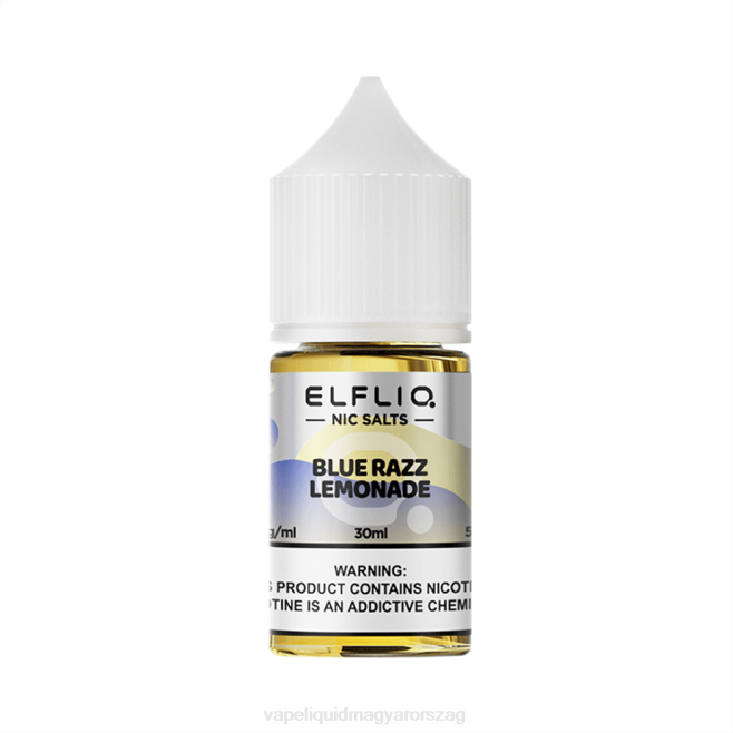 ELFBAR ELFLIQ Nic só 30 ml kék razz limonádé HFPZ10 E-Liquid Utántöltő Folyadék