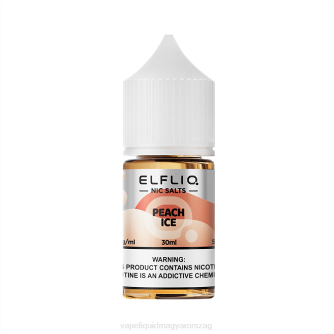 ELFBAR ELFLIQ Nic só 30 ml őszibarack -jég HFPZ22 Vape E Cigi