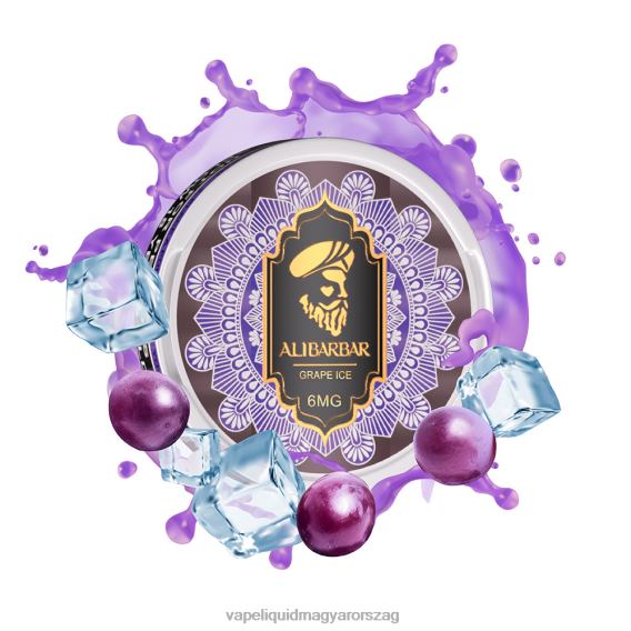 Alibarbar nikotin tasakok epres görögdinnye jég L268B93 - Vape Liquid