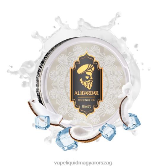 Alibarbar nikotin tasakok kókusz jég L268B83 - Vape Liquid