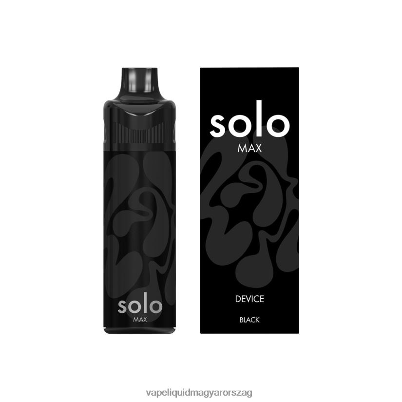 Solo MAX pod eszköz fekete 84B08872 - Vape E Cigi