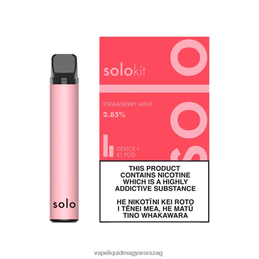 Solo pod készlet eper menta 84B08841 - Vape Magyarország