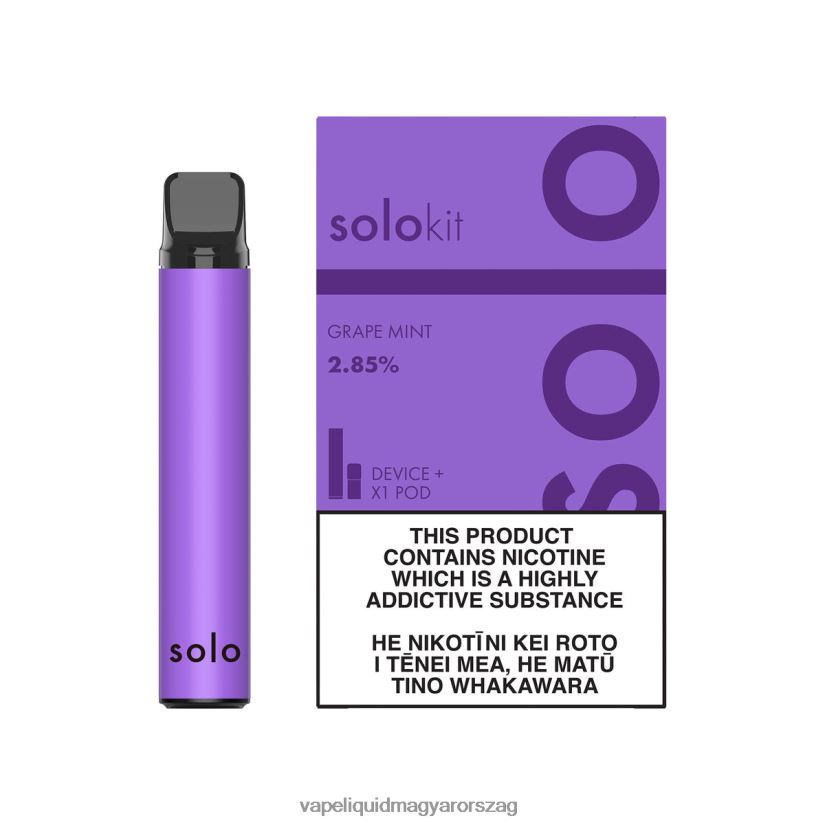 Solo pod készlet szőlő menta 84B08845 - E-Liquid Utántöltő Folyadék