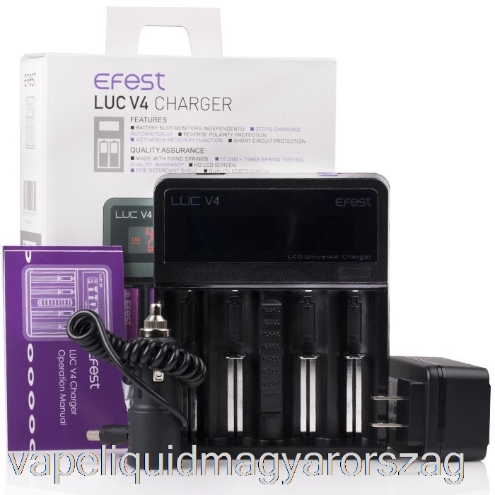 Efest Luc V4 Lcd Töltő Vape Toll