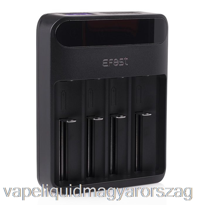 Efest Lush Q4 4 Rekeszes Intelligens Led Akkumulátortöltő Vape Toll